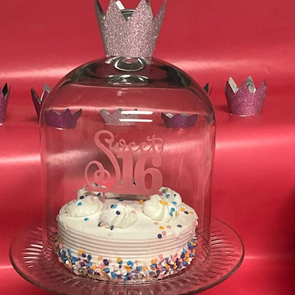 New! Sweet 16 Cake Topper 3D Cake Topper Sweet Sixteen Customizable Cake Topper